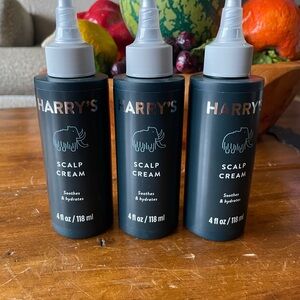 Lot of 3 Harry’s Scalp Cream - 4 fl oz each